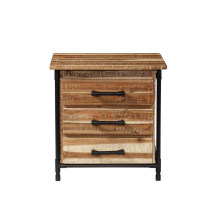 wood drawer cabinet storage bedside table nightstand